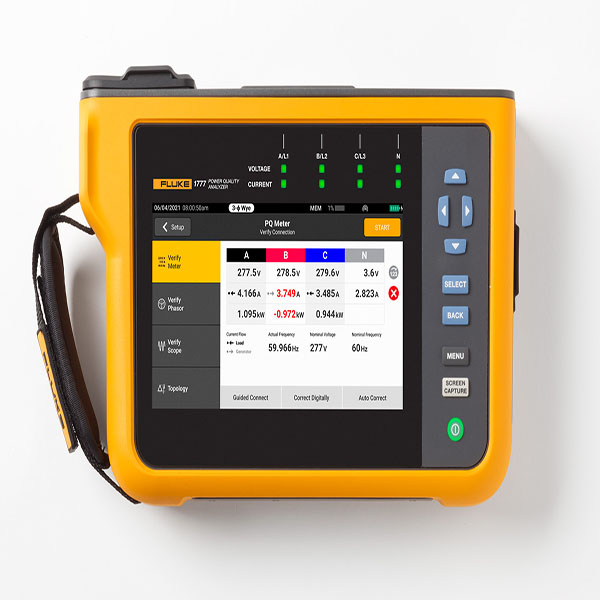 F-1777-600-600-8-01 Fluke 1773/1775/1777三相电能质量分析仪
