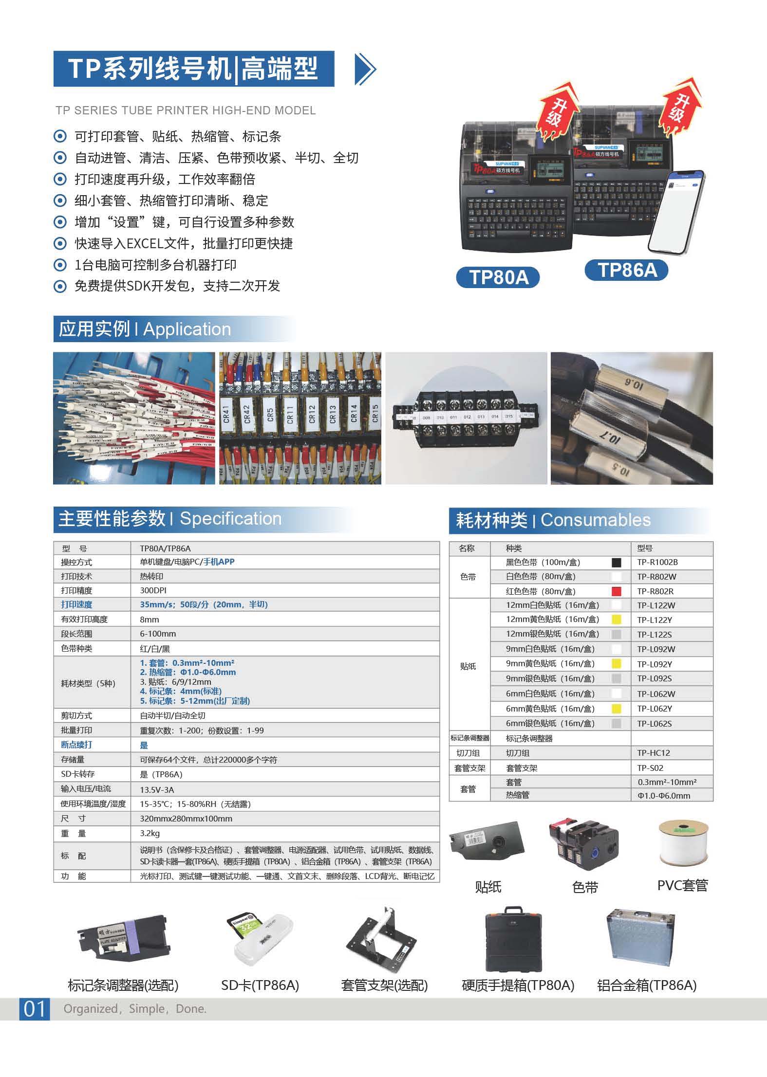 硕方高速线号机TP86A/TP80A